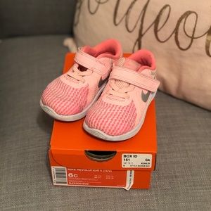 Nike pink revolution sneakers 6